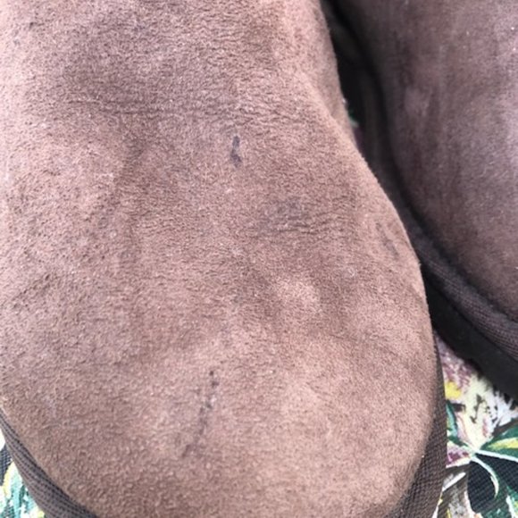 Brown Classic Short II Suede Sherpa Shearling Sheepskin 3825 - Picture 13 of 14